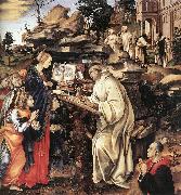 LIPPI, Filippino Apparition of The Virgin to St Bernard sg France oil painting reproduction